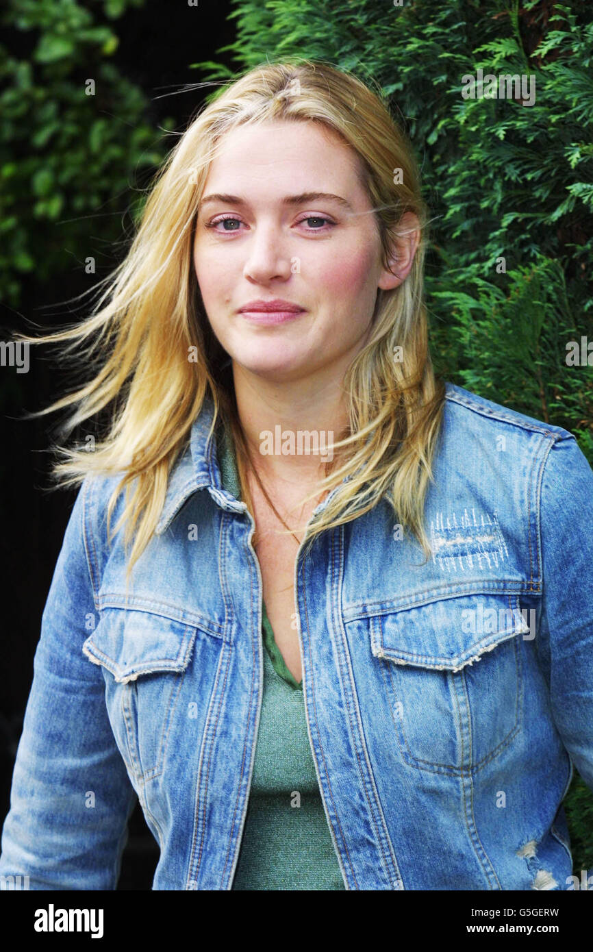 Kate Winslet Ehe über Stockfoto