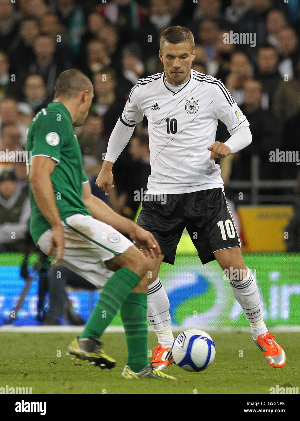 Fußball - 2014 FIFA WM - Qualifikation - Gruppe C - Republik Irland / Deutschland - Aviva Stadium Stockfoto