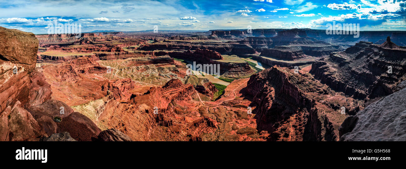 Marble Canyon - fantastische Brücke über den Colorado River in Arizona eine von nur sieben Landübergänge des Colorado für 750mi! Stockfoto