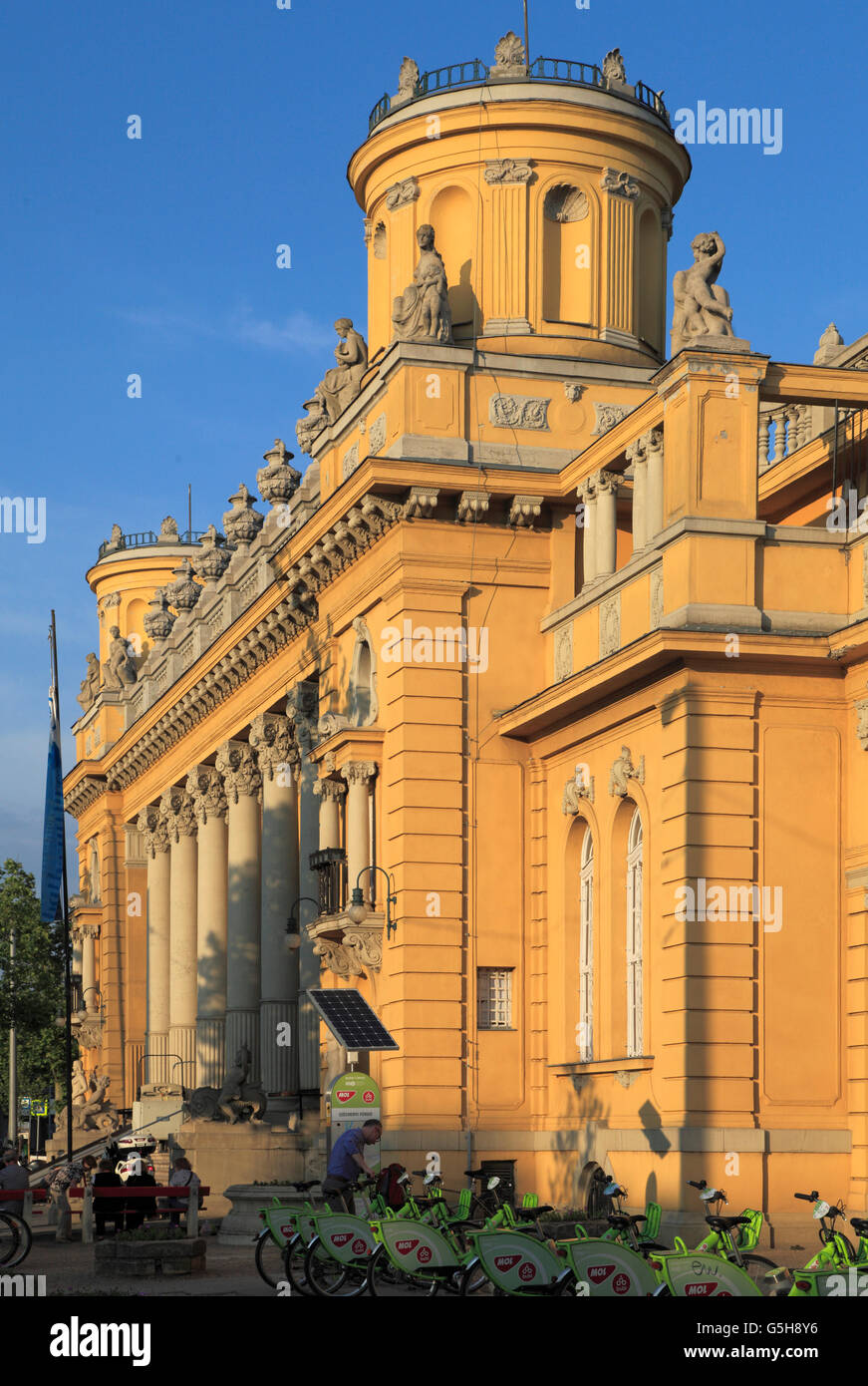 Ungarn Budapest Széchenyi Bädern außen Stockfoto