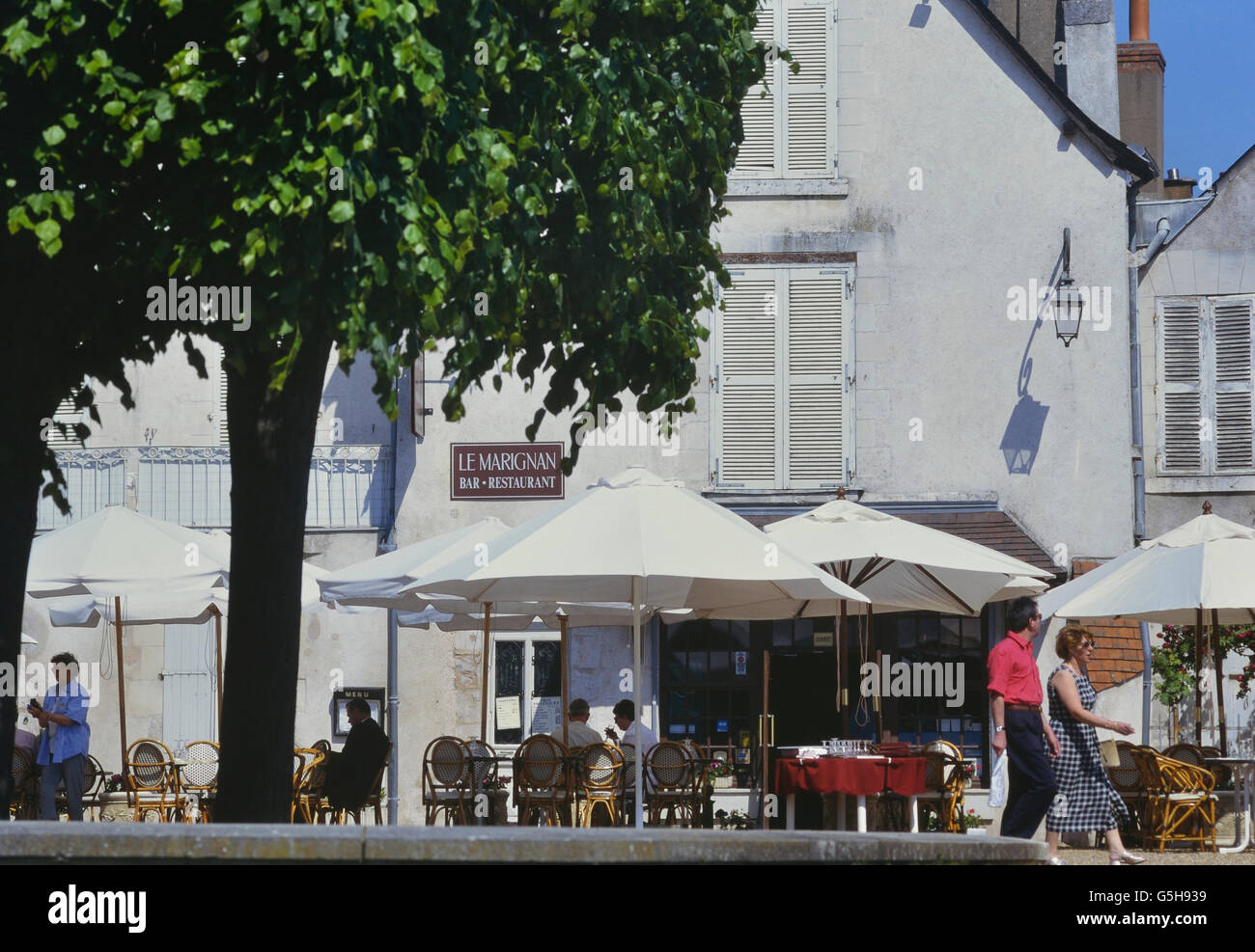 Café / bar / Restaurant. Blois. Loire. Frankreich. Europa Stockfoto