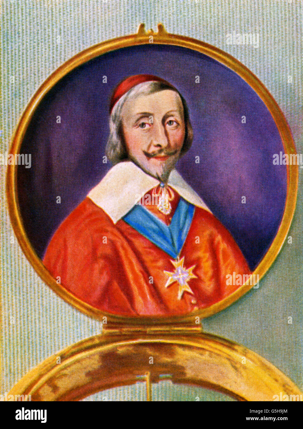 Richelieu, Armand Jean du Plessis, Kardinal und Herzog, Stockfoto