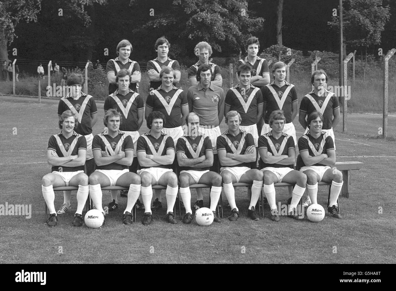 Fußball - Burnley FC Photocall Stockfoto