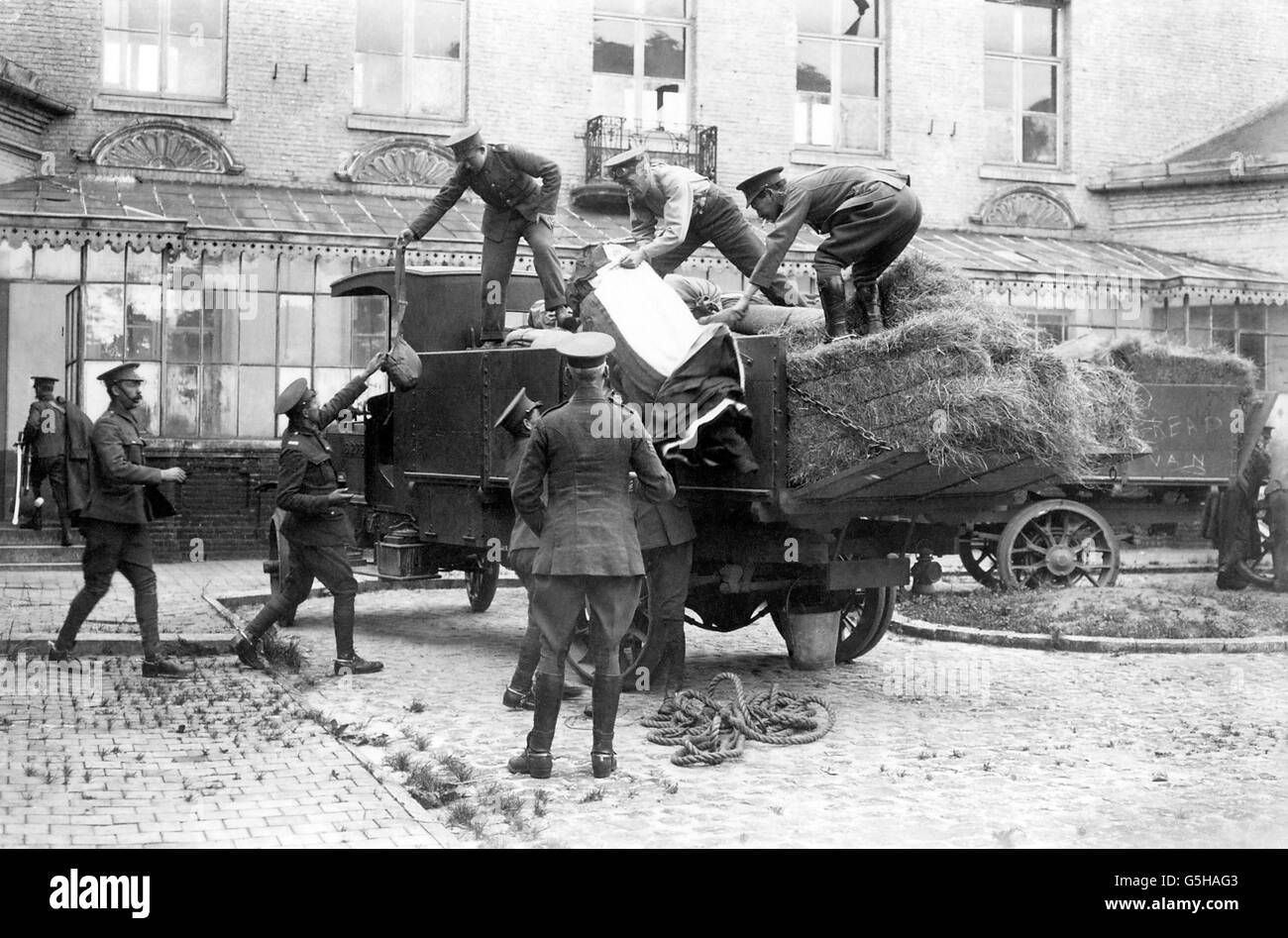 Erster Weltkrieg - britische Armee - Frankreich Stockfoto