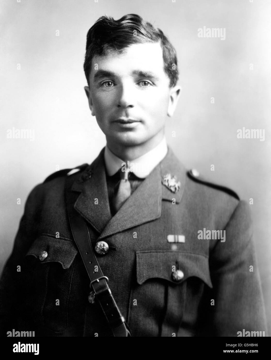 Fotograf Ernest Brooks, der erste offizielle Fotograf, der vom britischen Militär ernannt wurde. Stockfoto