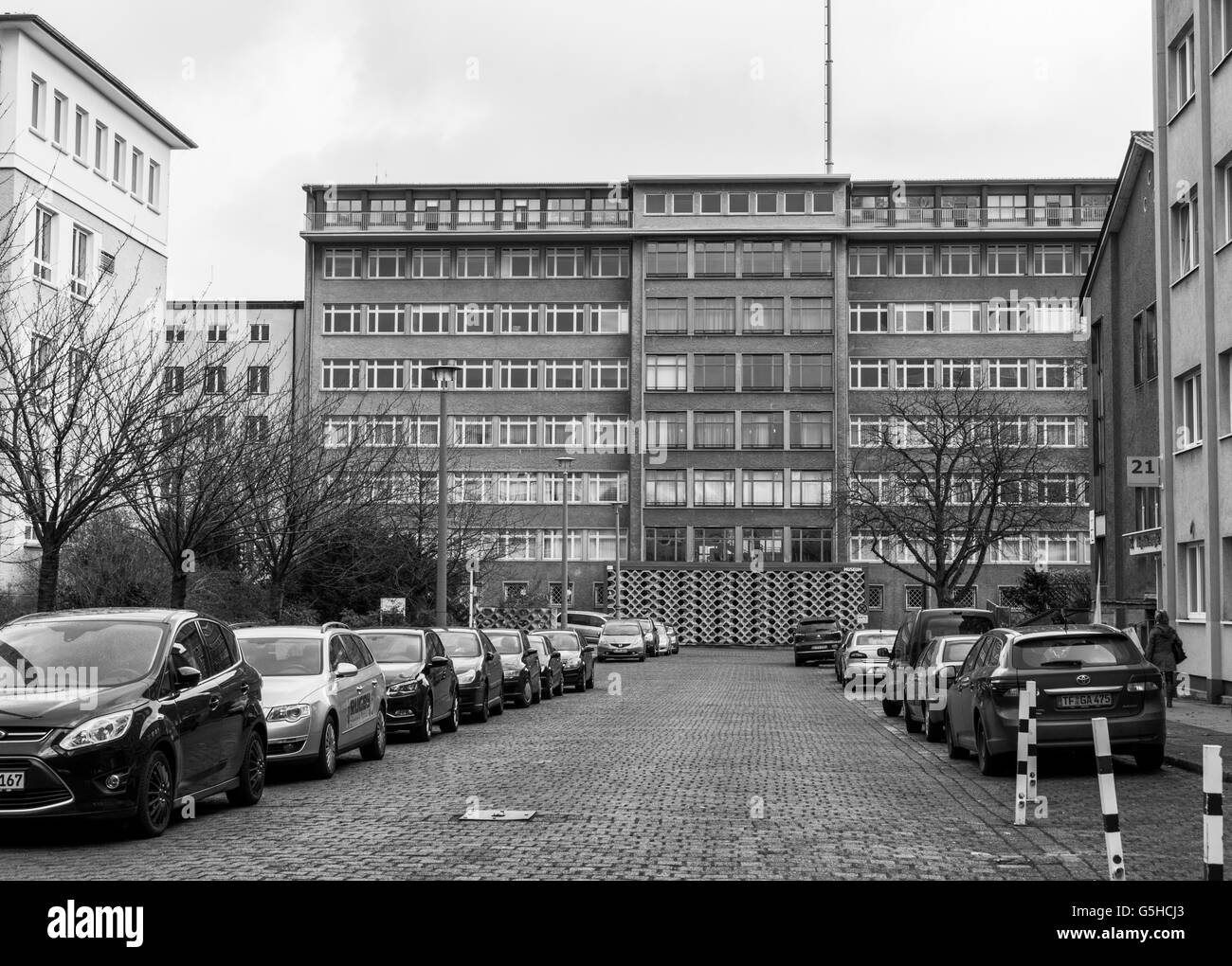 Stasi-Museum, ehemals Sitz des MfS in Ost-Berlin, Deutschland Stockfoto
