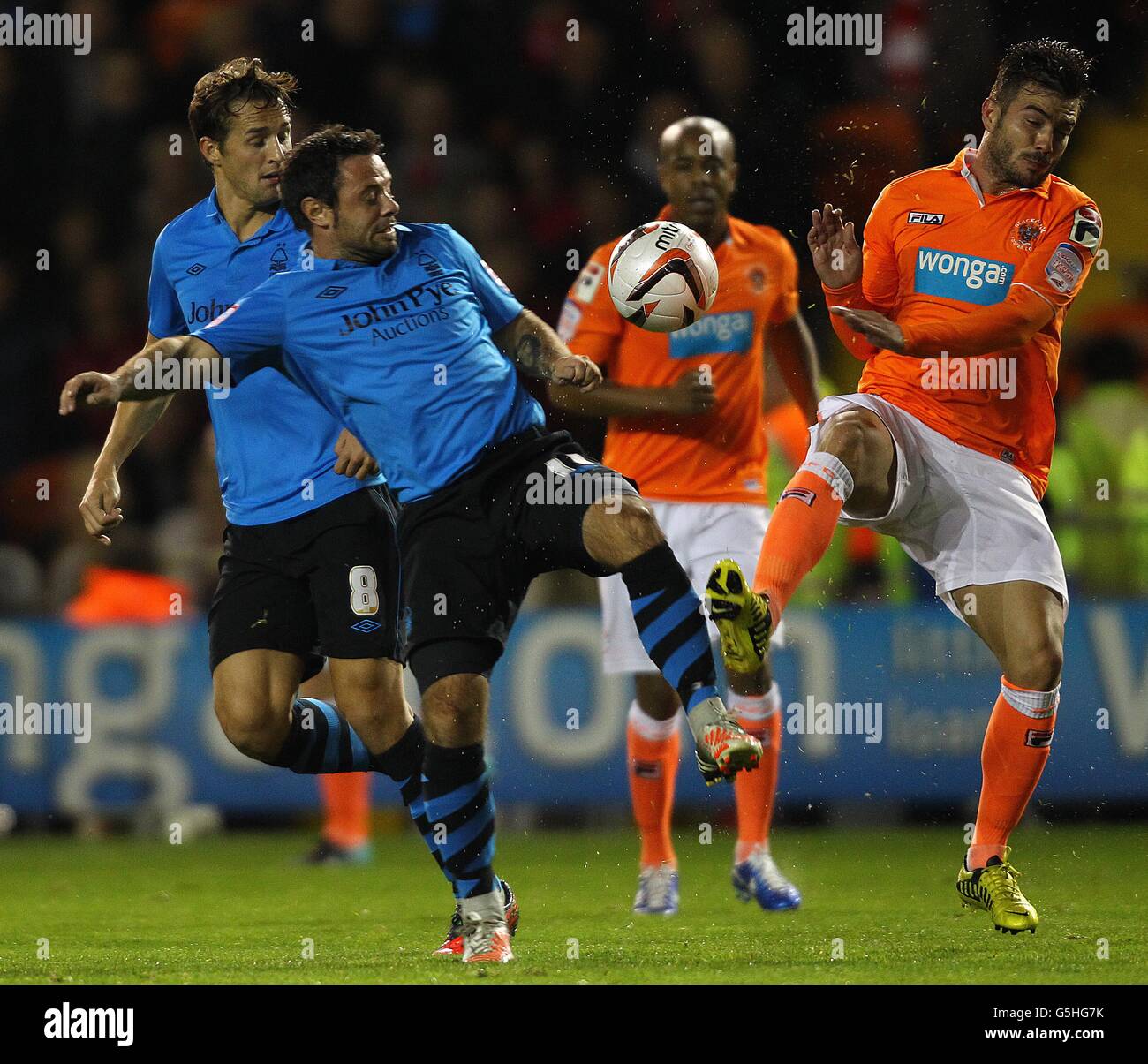 Fußball - Npower Football League Championship - Blackpool V Nottingham Forest - Bloomfield Road Stockfoto