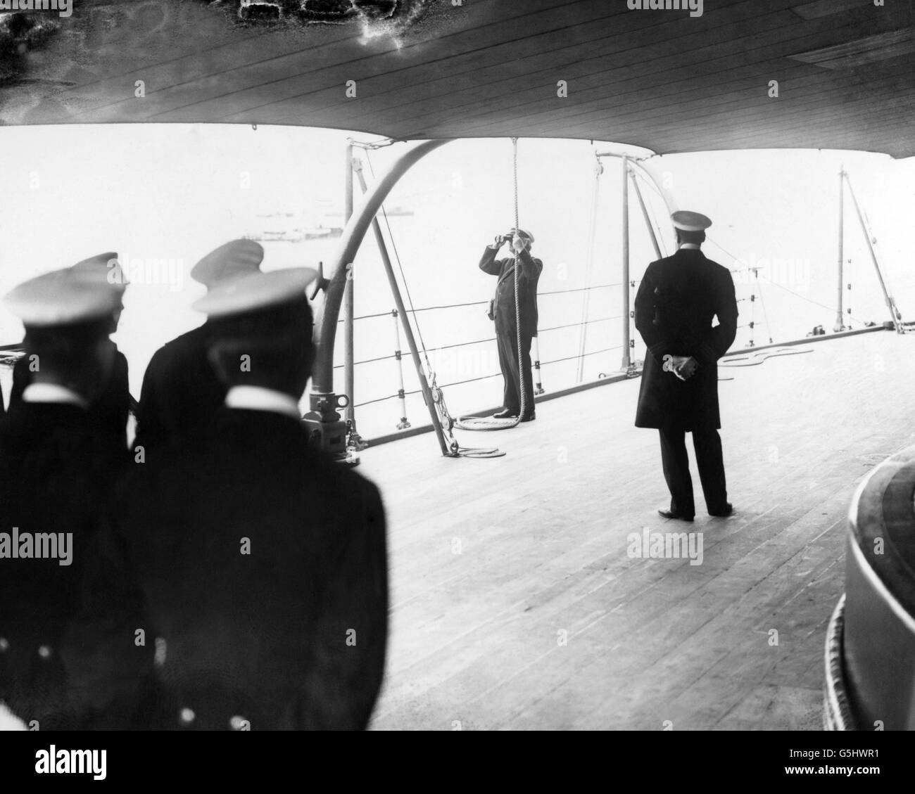 World War One - HMS Iron Duke - Herbert Asquith Stockfoto