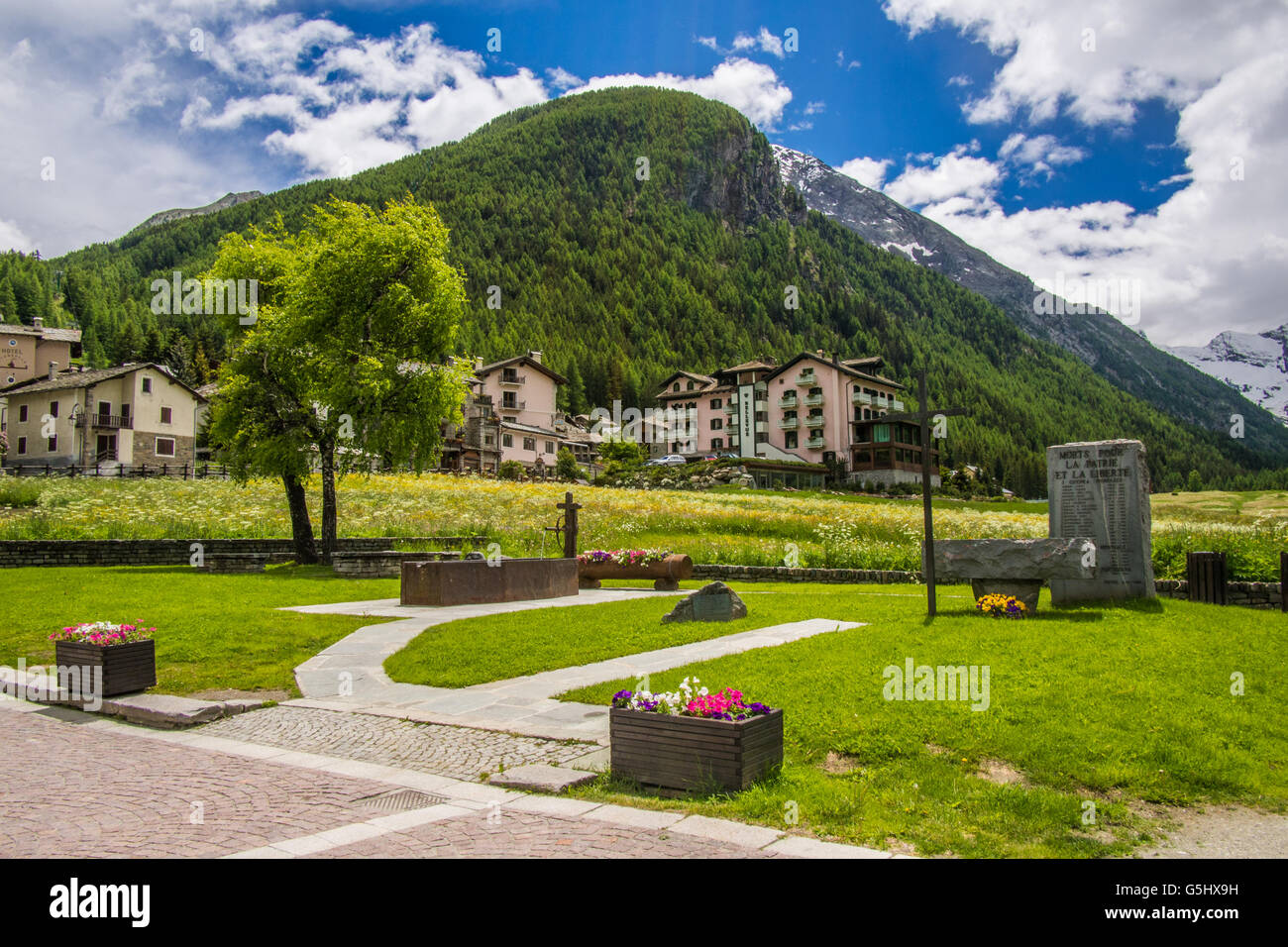 Cogne, Gran Paradiso Park, Aostatal, Italien. Stockfoto