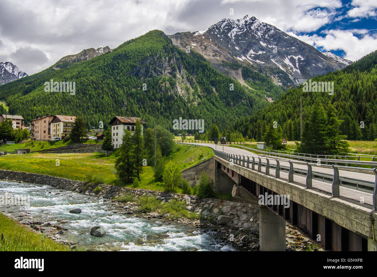 Cogne, Gran Paradiso Park, Aostatal, Italien. Stockfoto