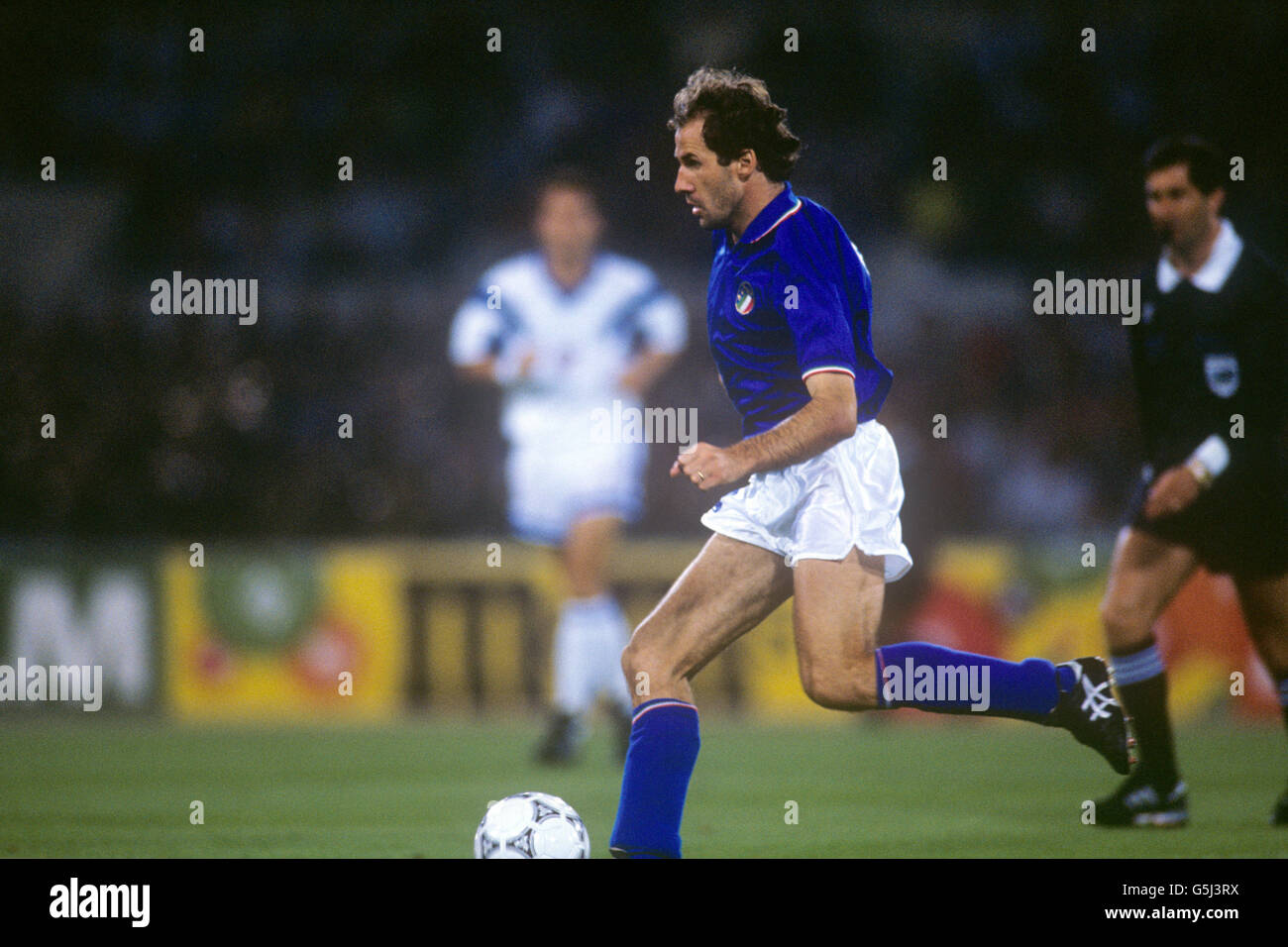 Fußball - FIFA World Cup Italia 90 - Gruppe A - V USA - Olympiastadion, Rom in Italien Stockfoto