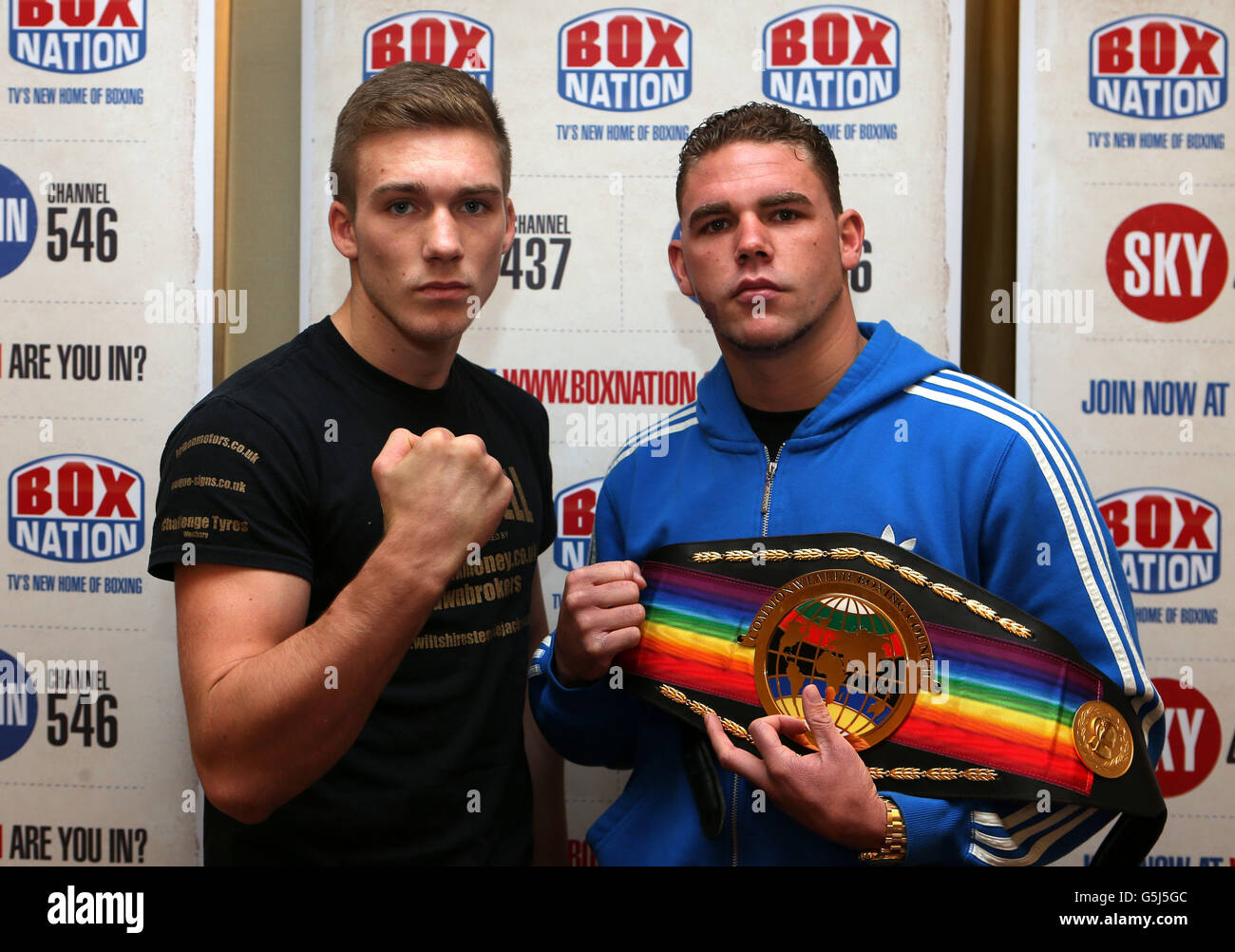 Boxen - Ricky Burns V Liam Walsh - Pressekonferenz - Grosvenor Hotel Stockfoto