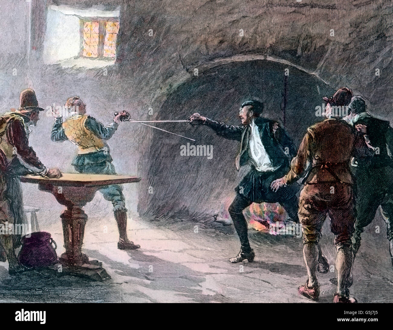 Wallenstein in Eger. Stockfoto