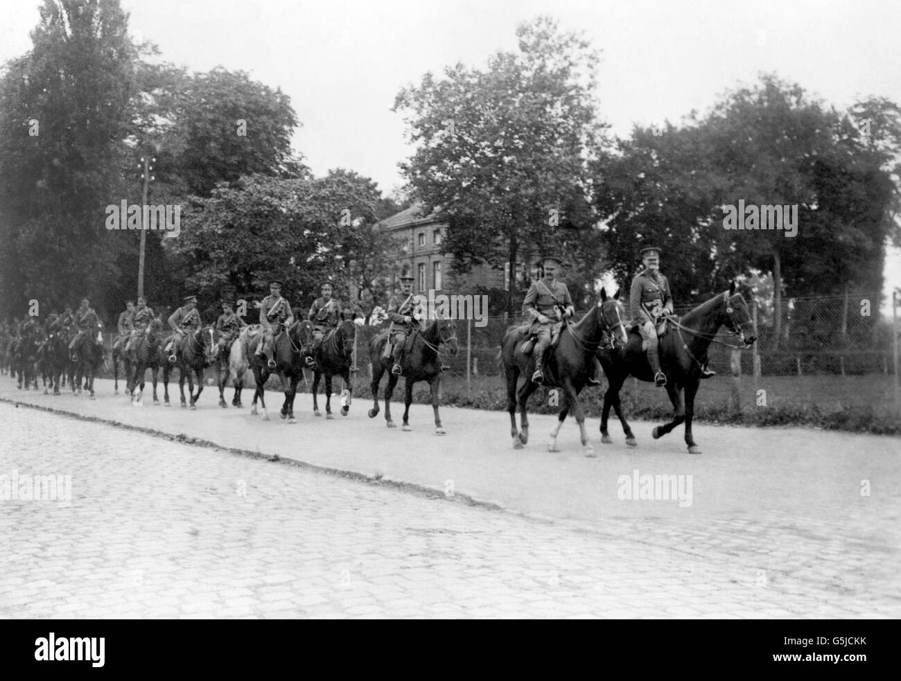 Erster Weltkrieg - britische Armee - Frankreich Stockfoto