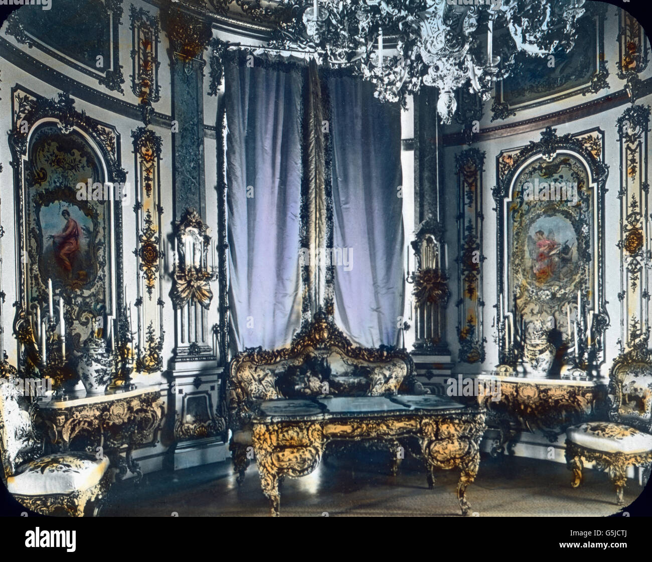 Speisezimmer Im Neuen Schloß Herrenchiemsee in Herrenchiemsee in Bayern ...