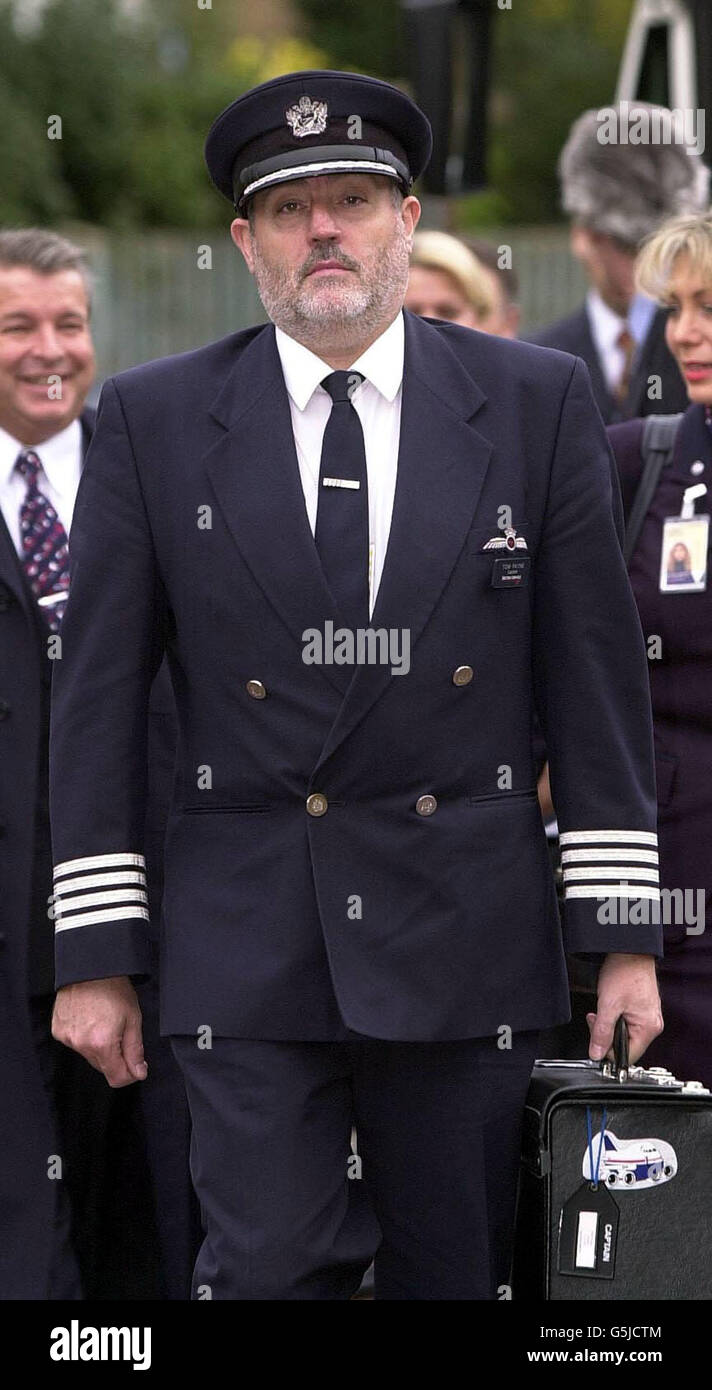 Peter Buck ungeordnete Fall / Captain Tom Payne Stockfoto