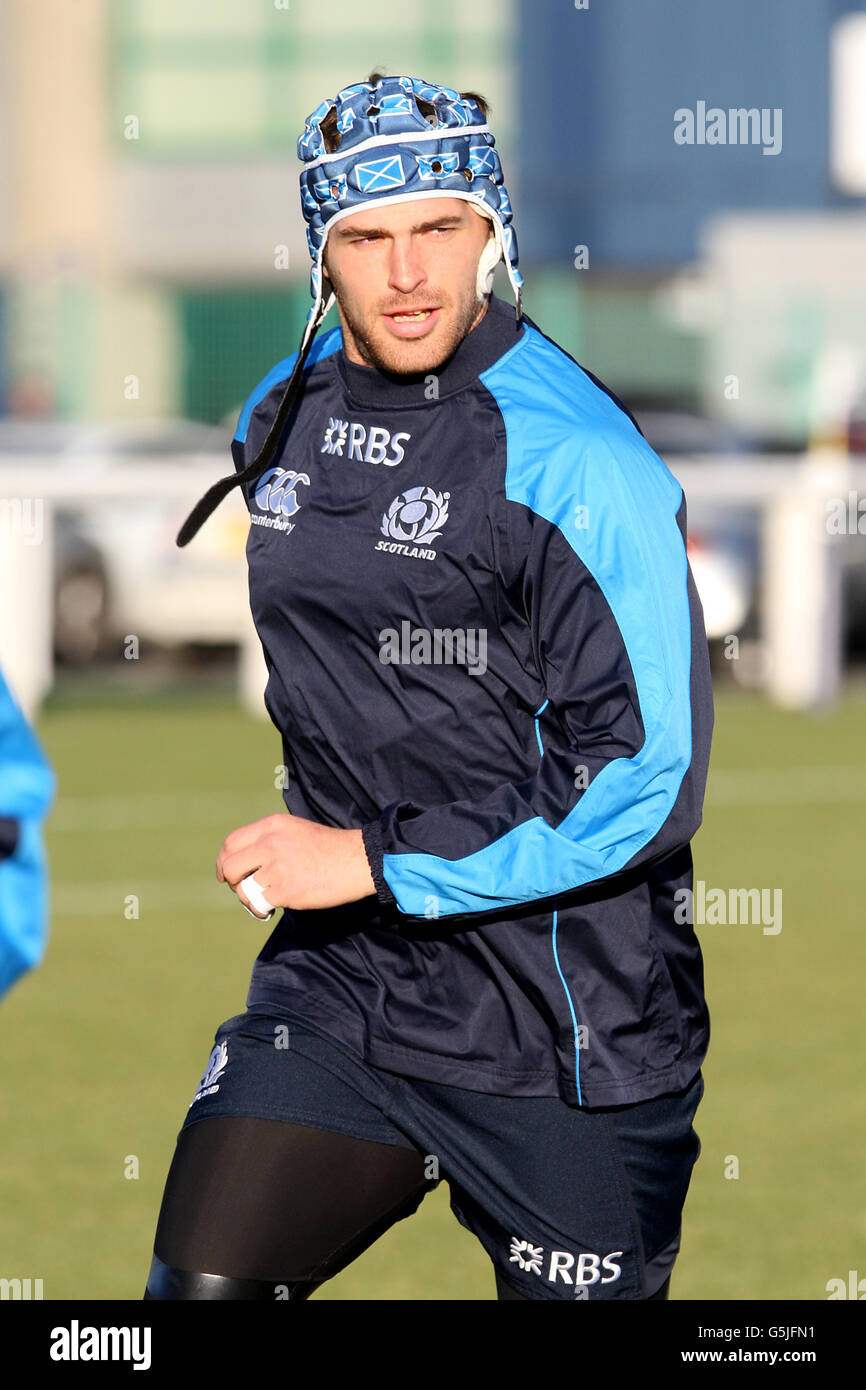 Rugby-Union - EMV-Prüfung - Schottland V Neuseeland - Schottland-Training - Murrayfield Stockfoto