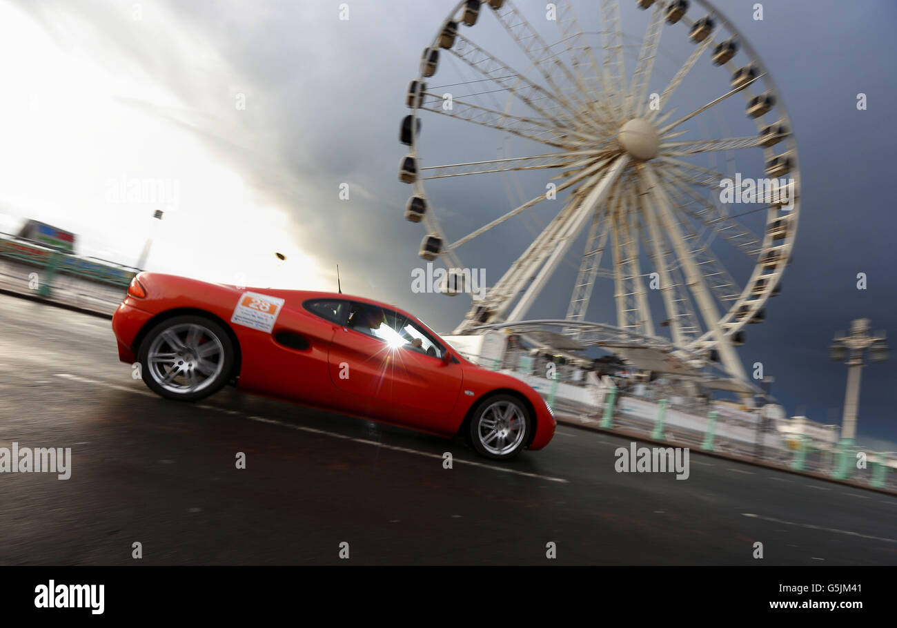 RAC Future Car Challenge Stockfoto