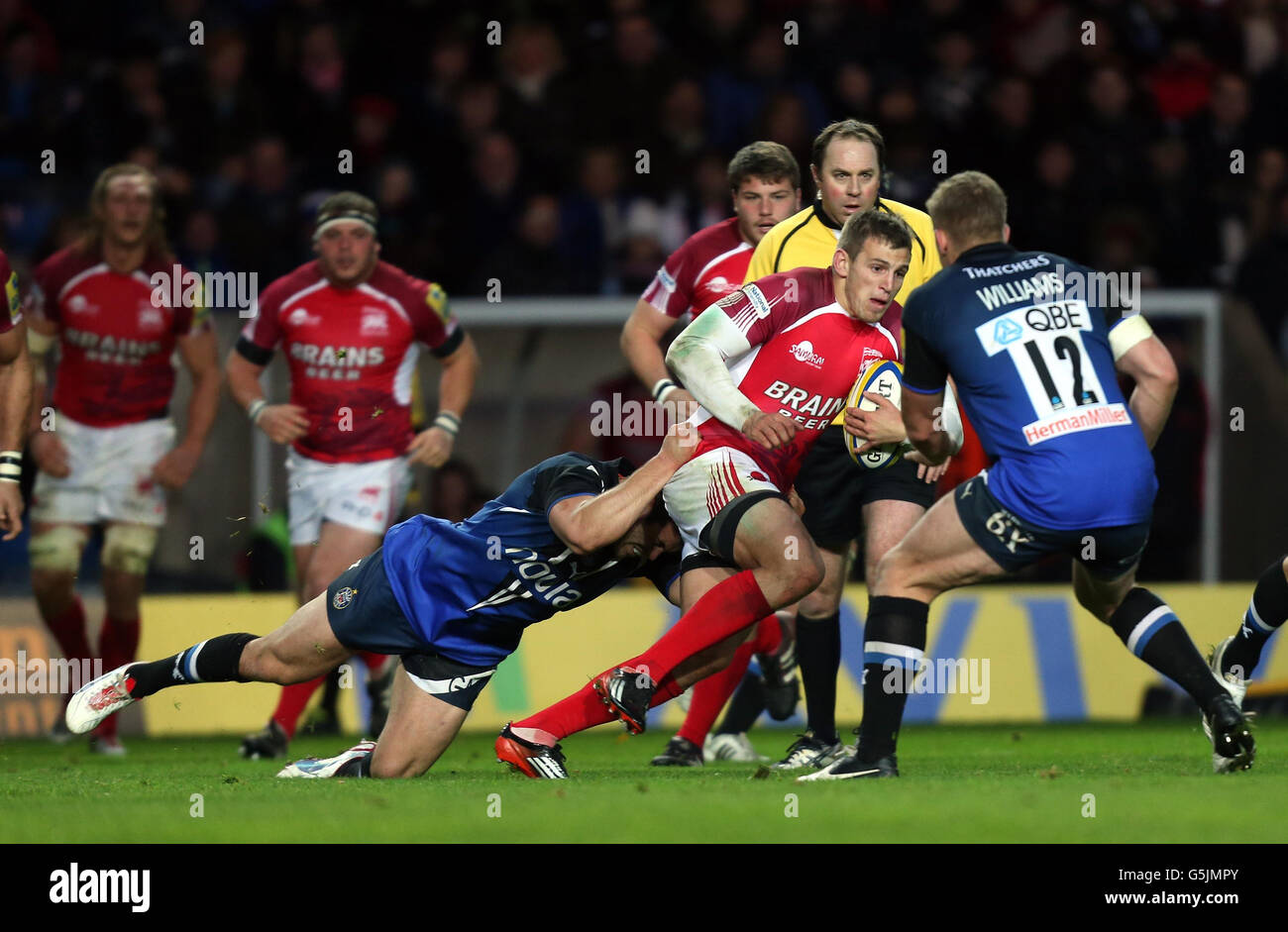 Rugby-Union - Aviva Premiership - London Welsh V Bath Rugby - Kassam Stadion Stockfoto