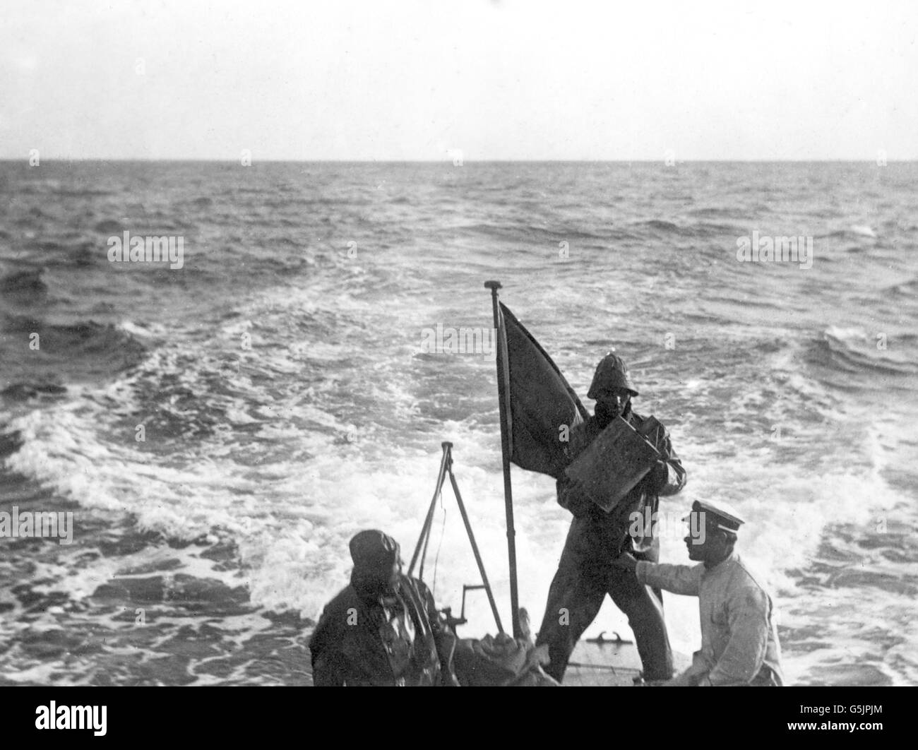 Erster Weltkrieg - Marines italienische Marine - u-Bombe Stockfoto