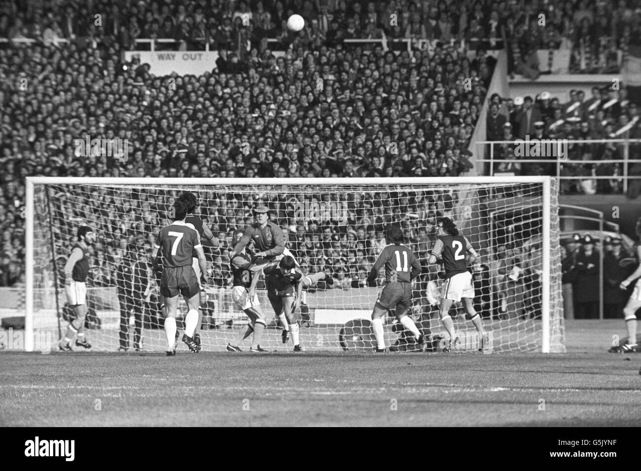 Fußball - Liga-Cup-Finale - Aston Villa V Everton - Wembley Stockfoto