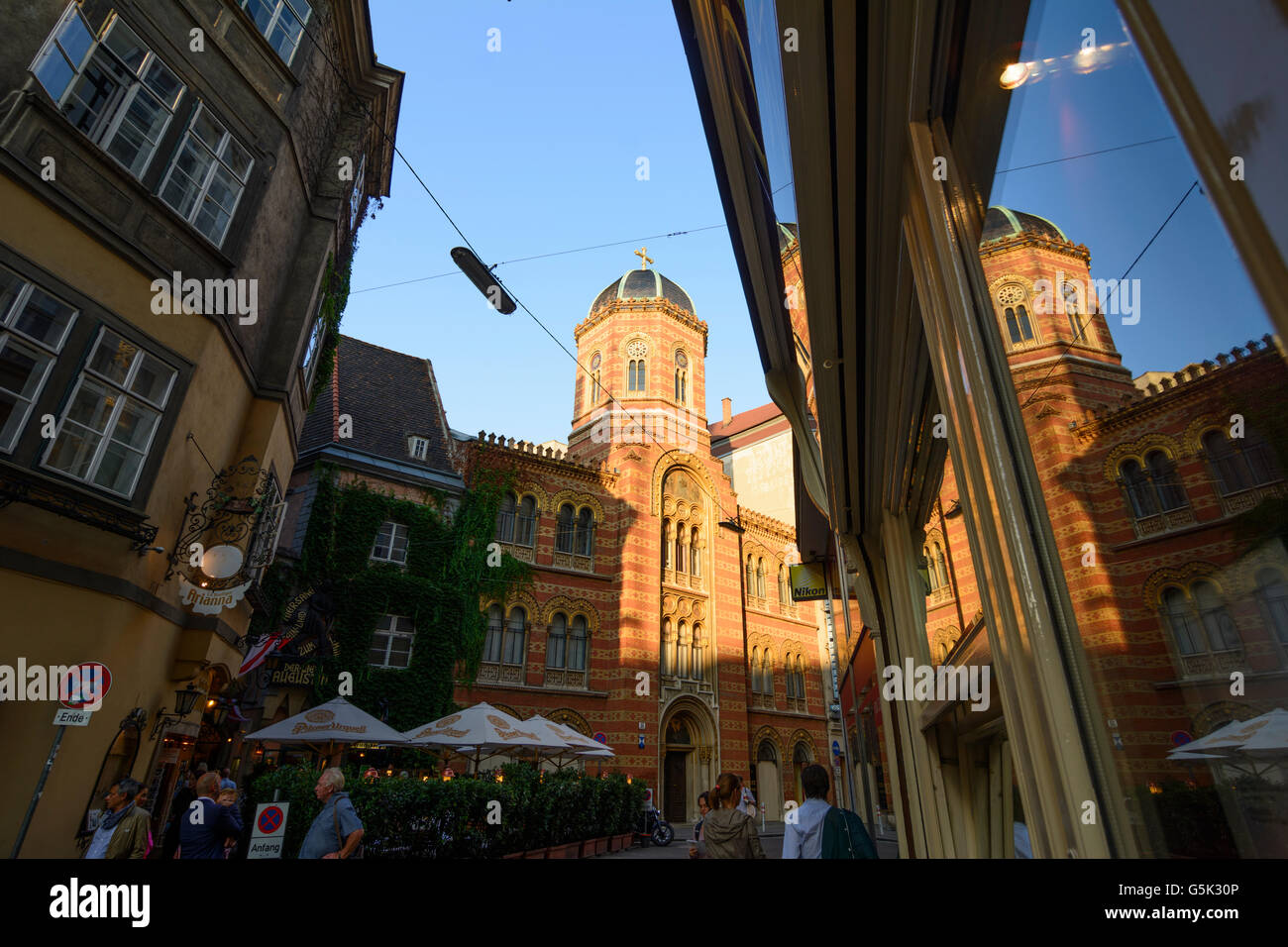 Kirche der Heiligen Dreifaltigkeit auf dem Platz am Fleischmarkt, Altstadt, Wien, Vienna, Austria, Wien, 01. Stockfoto