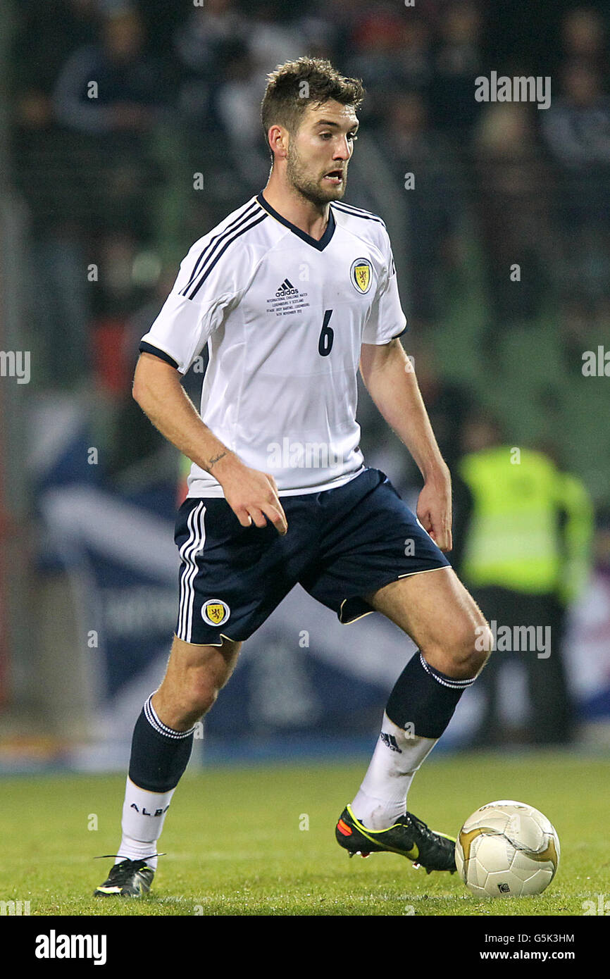 Fußball - International freundlich - Luxemburg gegen Schottland - Stade Josy Barthel. Charlie Mulgrew, Schottland Stockfoto