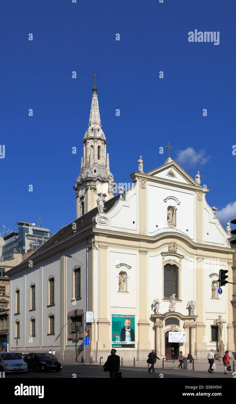 Ungarn, Budapest, Franziskanerkirche Stockfoto
