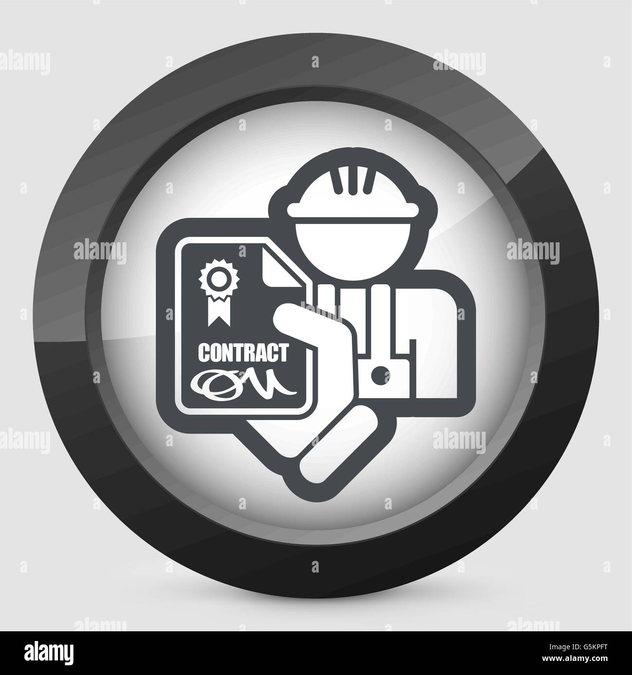 Profi-Vertrag Stock Vektor