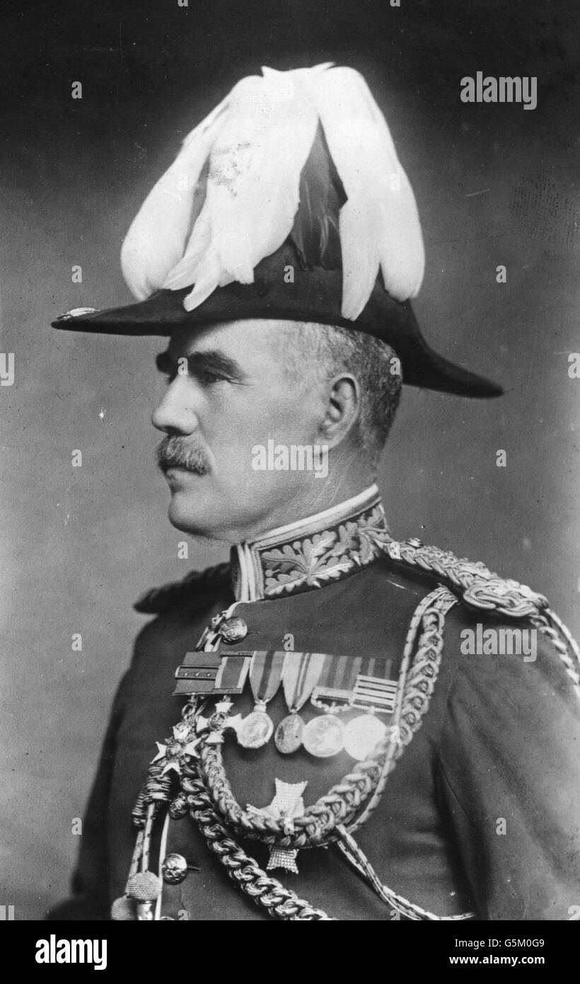 General Sir William Robertson, der britische Stabschef. *Low-Res-Scan - High-Res-Version auf Anfrage erhältlich* Stockfoto