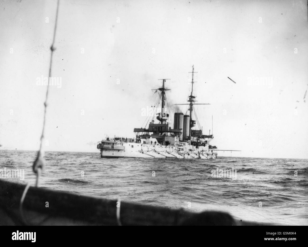 Weltkrieg ein - Schiffe - HMS Queen Stockfoto