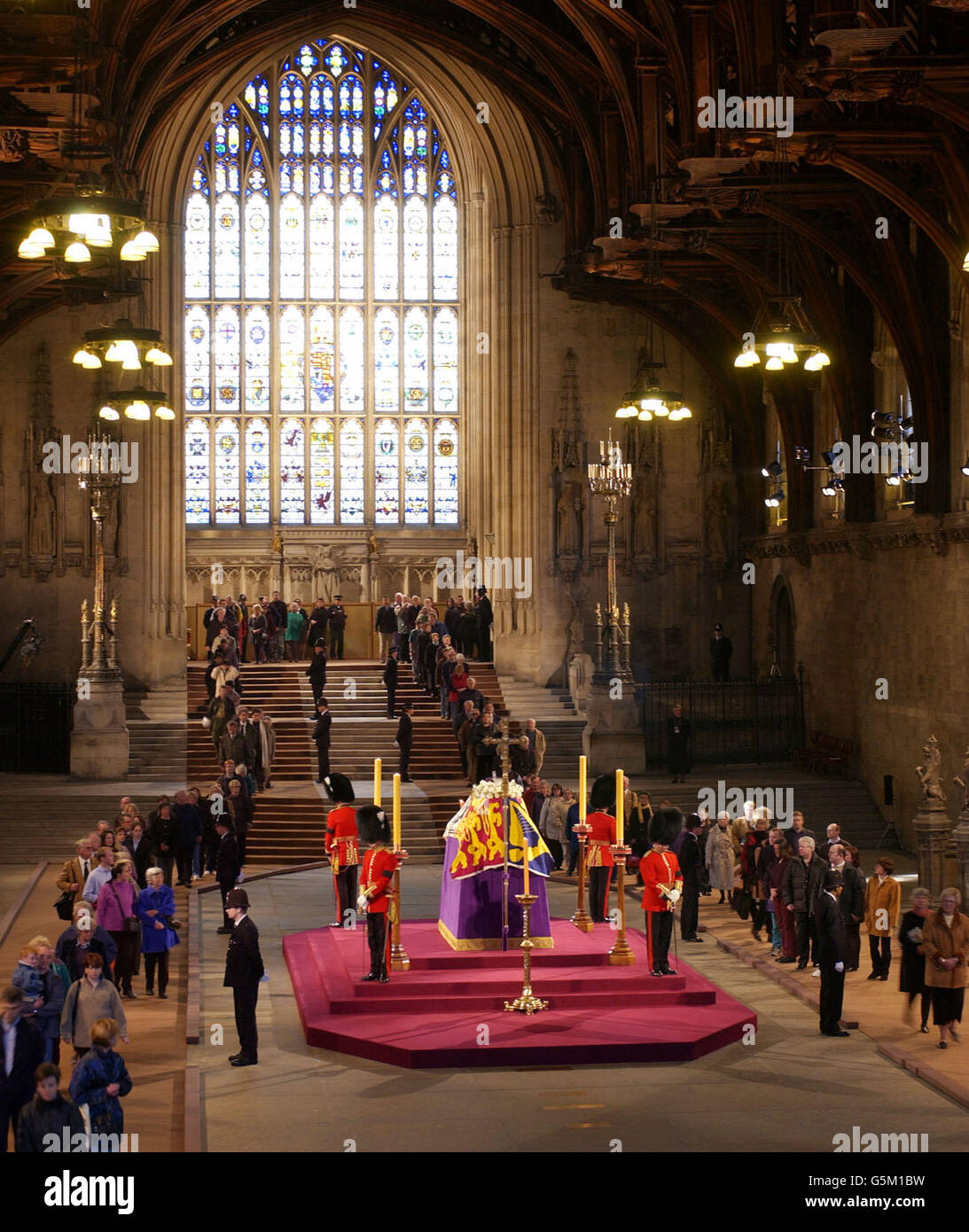 Königin-Mutter Tod Kavallerie Stockfoto