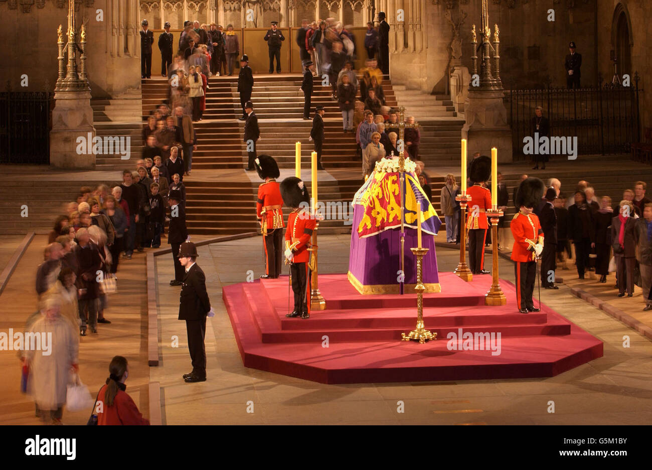 Königin-Mutter liegt im Bundesland Stockfoto