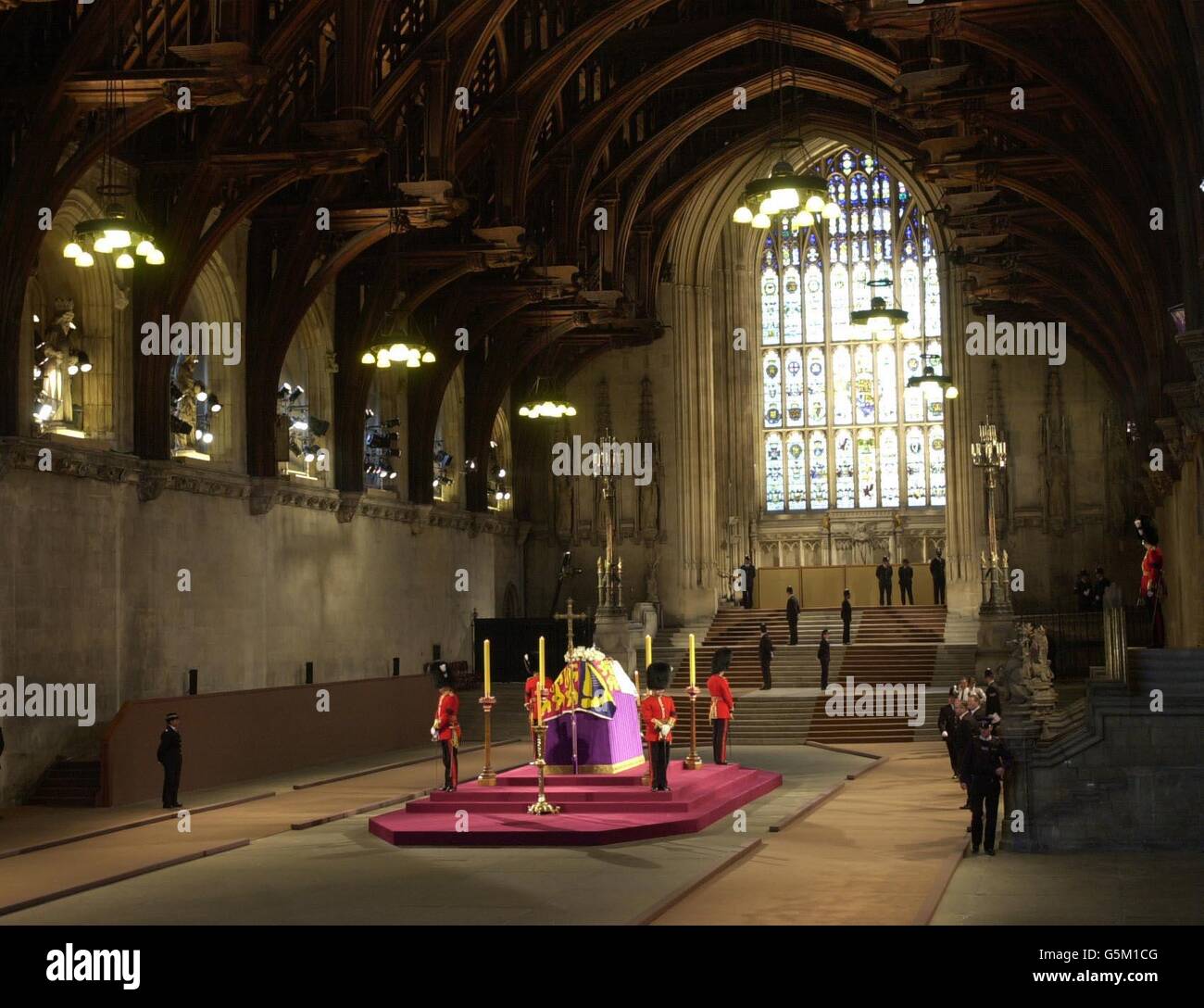 Königin-Mutter liegt im Bundesland Stockfoto
