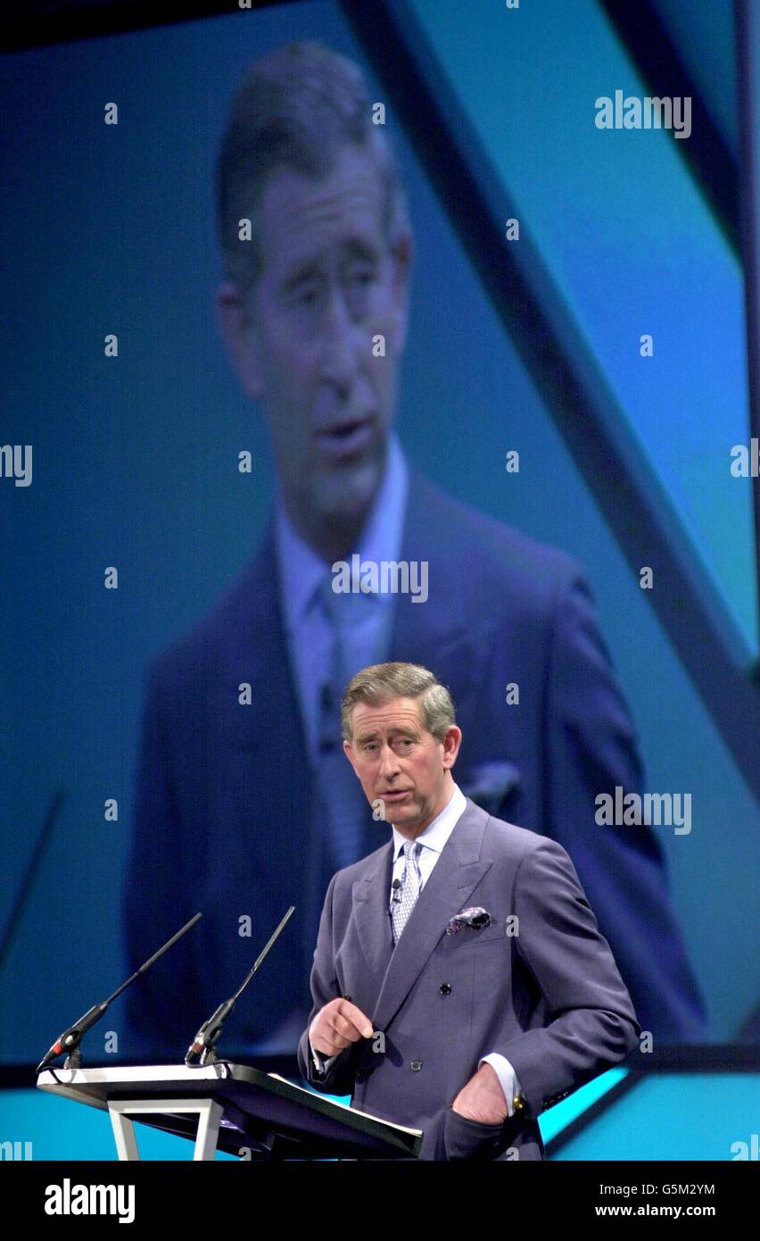 Prince Of Wales "Building for 21st Century Konferenz" Stockfoto