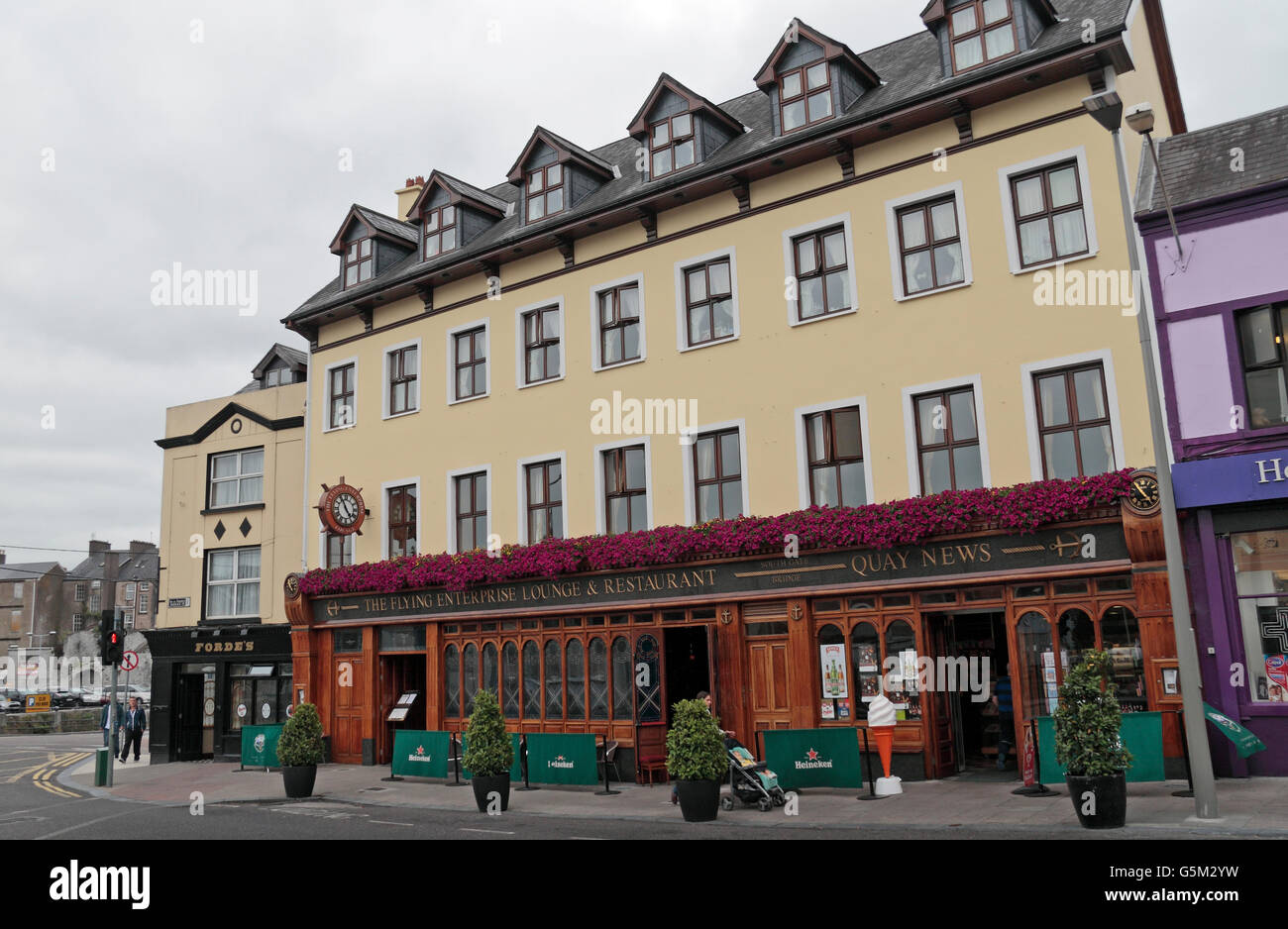 Die Flying Enterprise Lounge & Restaurant in der Stadt Cork, County Cork, Irland (Eire). Stockfoto