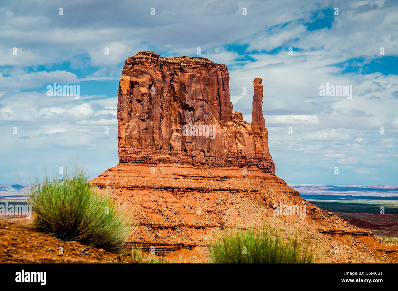 Herzlich Willkommen Sie in atemberaubende Monument Valley! Stockfoto