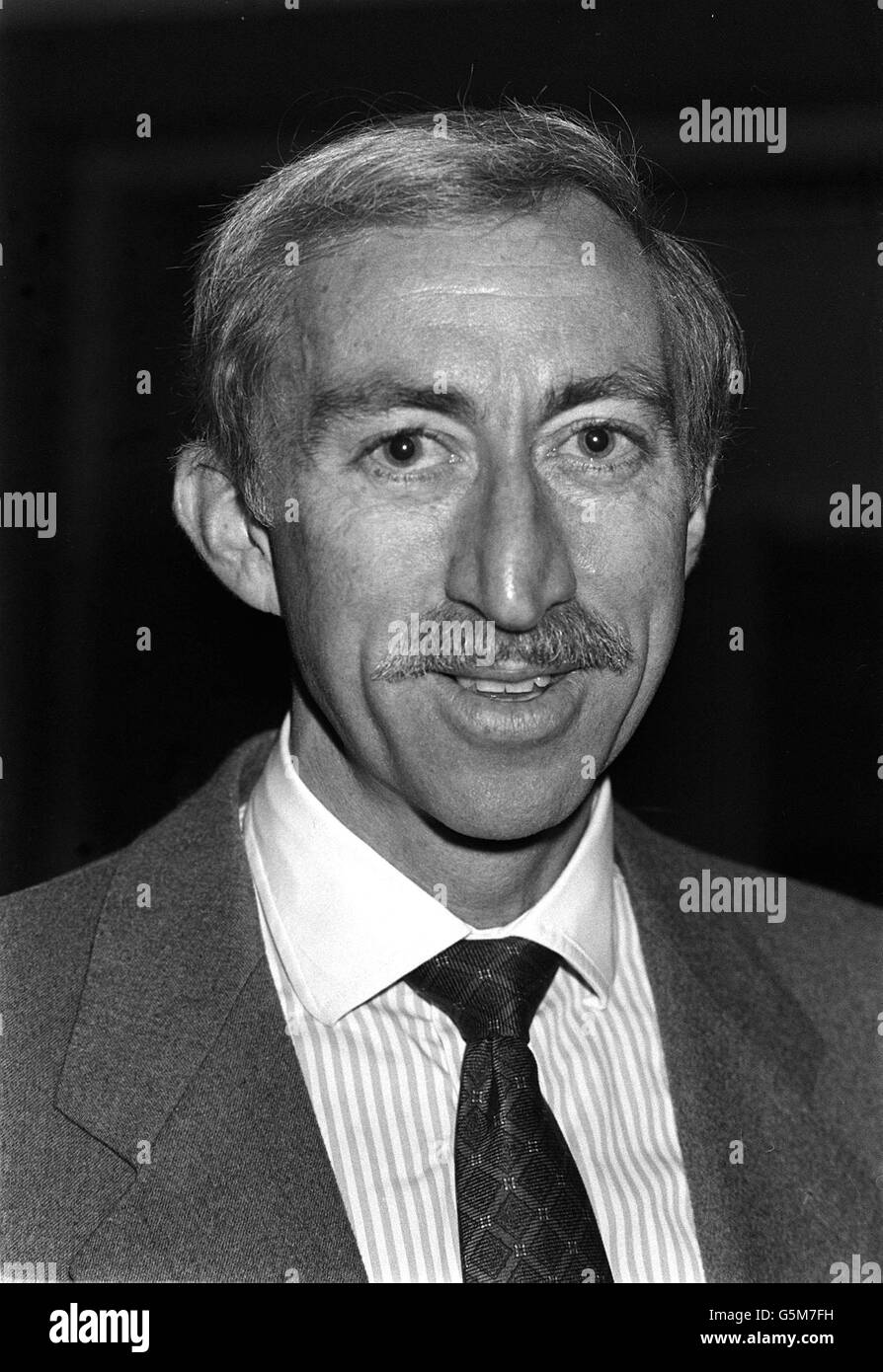 David Hemery. Ehemaliger olympischer Hürdenläufer David Hemery. Stockfoto