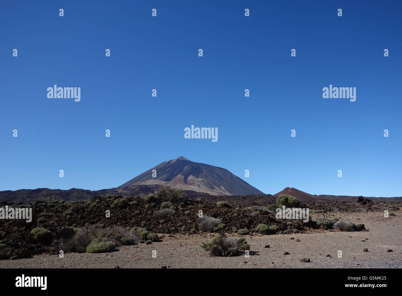 Blick auf Pico del Teide Stockfoto