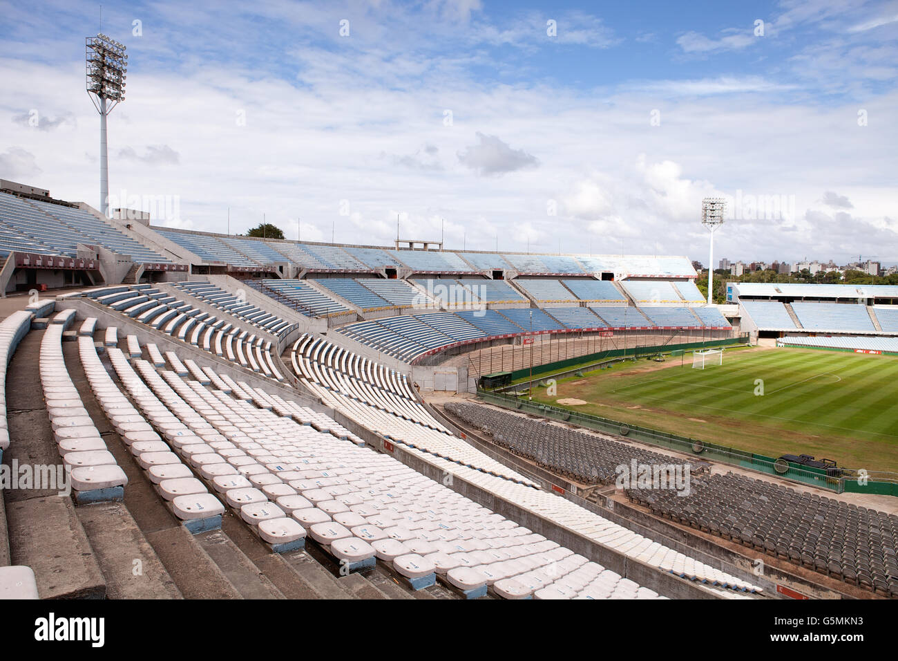 Centenario Fußballstadion, Montevideo Stockfoto