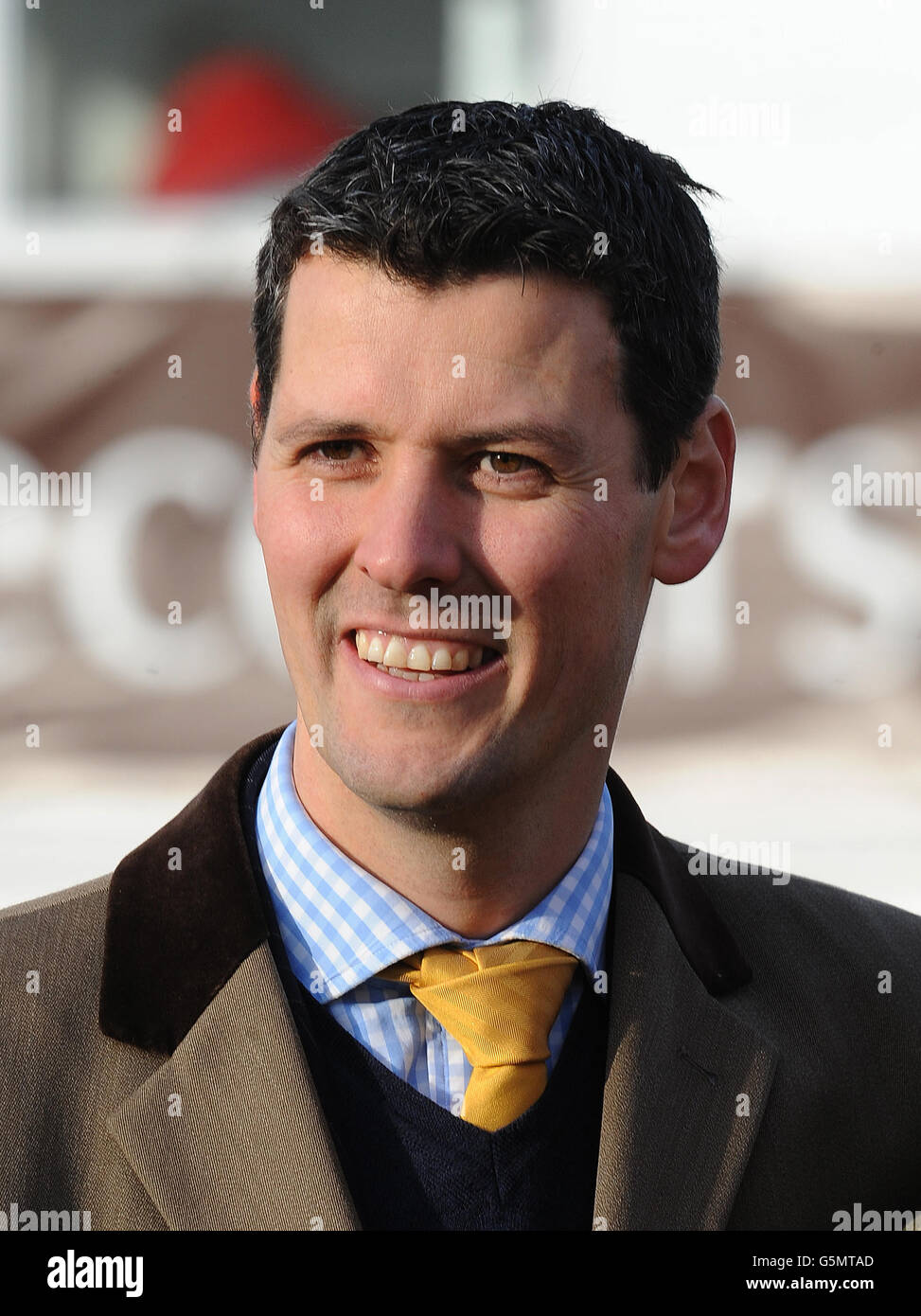 Pferderennen - Das Sportingbet Winter Festival - Tag Zwei - Rennbahn Newbury. Trainer Tim Vaughan Stockfoto