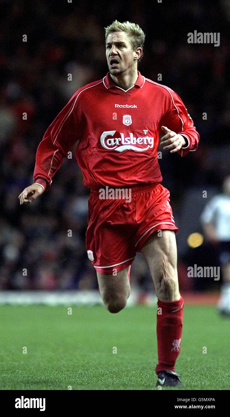 FUßBALL LIVERPOOL - STEPHANE HENCHOZ Stockfoto