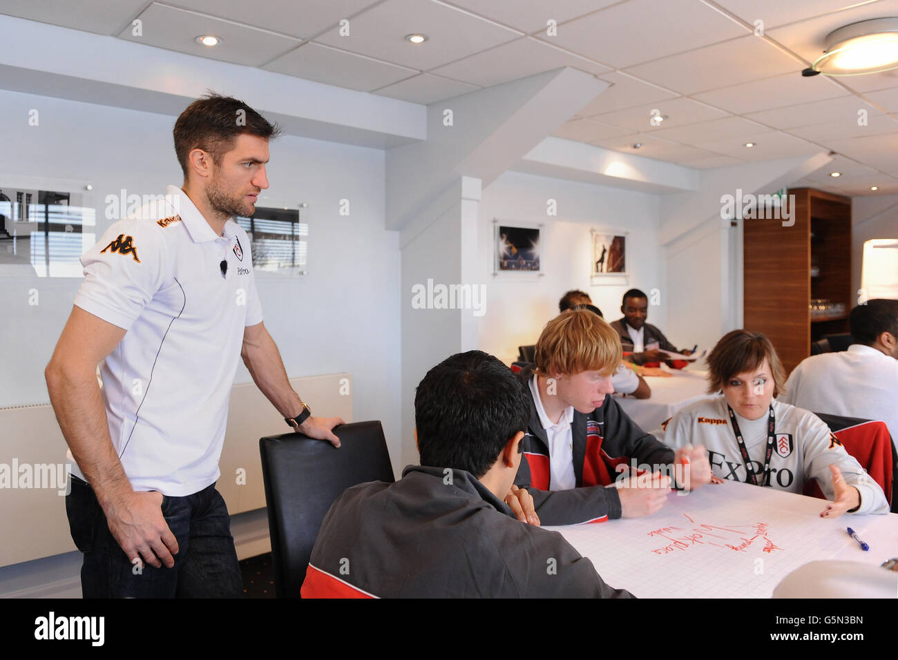 Fußball - Fulham Stiftung Event - Craven Cottage Stockfoto