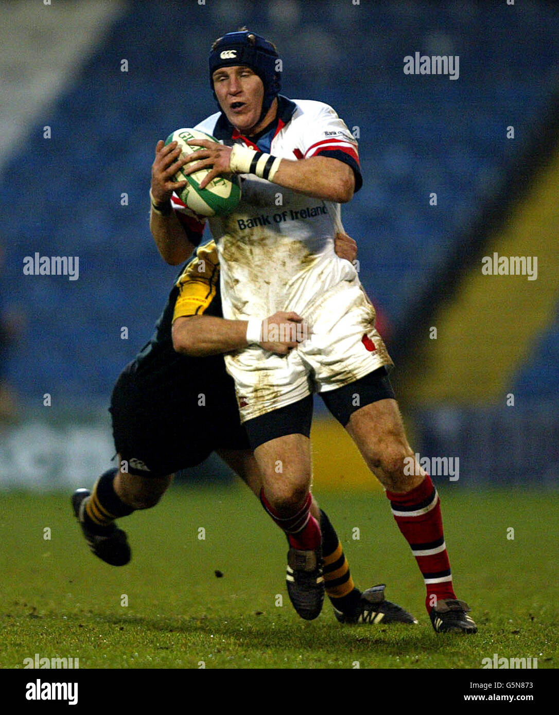 RUGBY UNION KERZBEHÄLTER JONNY BELL Stockfoto