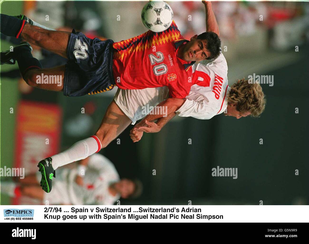 4 spanien schweiz fußball wm 94 -Fotos und -Bildmaterial in hoher Auflösung  – Alamy