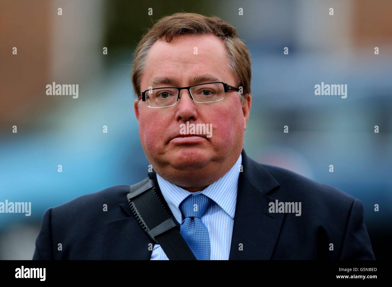 Michael Souter Gerichtsverfahren Stockfoto