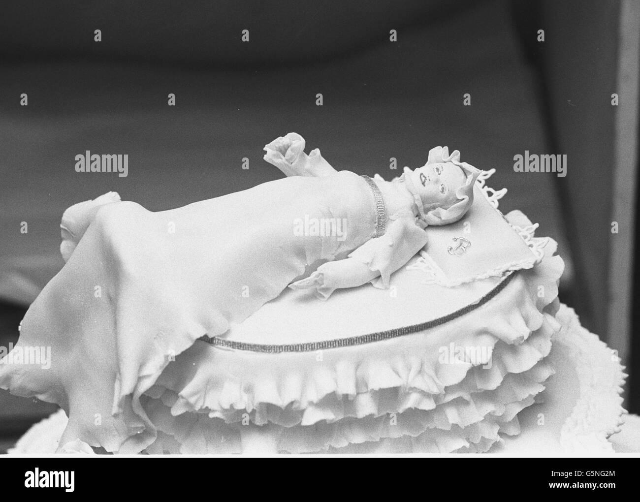 Royalty - Prinzessin Beatrice Taufe Kuchen Stockfoto