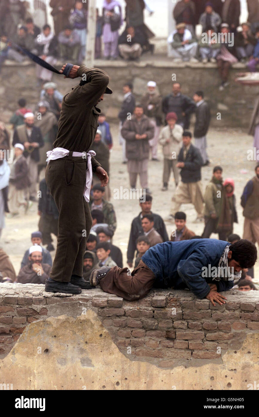 Afghanische Menge Ärger Stockfoto