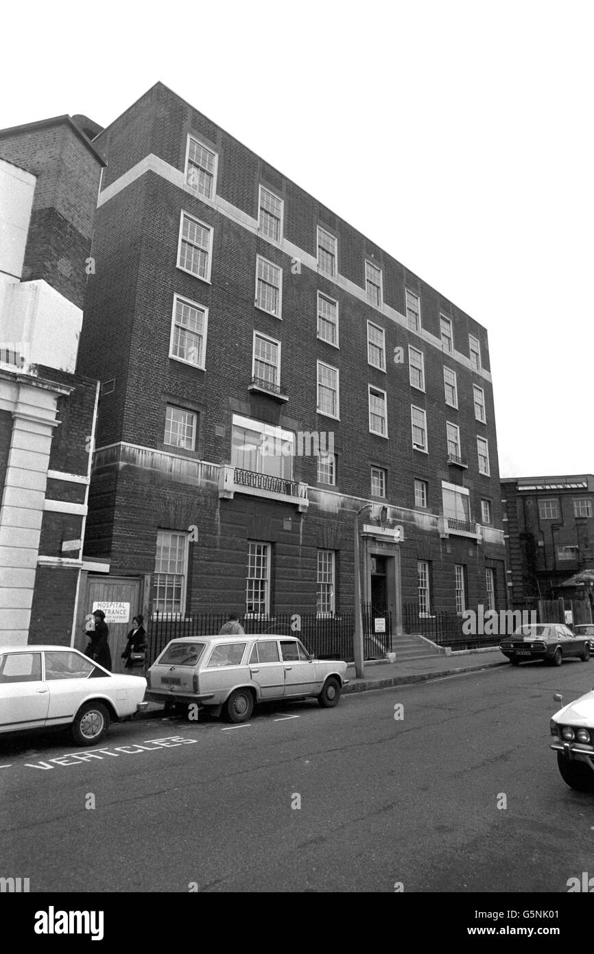 Royalty - Prinzessin Anne - St. Marien-Hospital - London Stockfoto