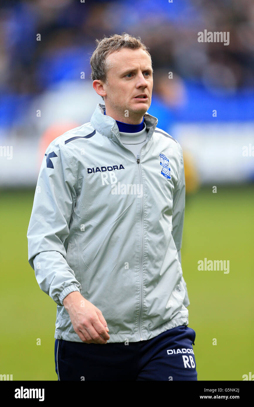 Fußball - npower Football League Championship - Birmingham City / Crystal Palace - St Andrews. Richard Beale, Kader-Manager von Birmingham City Development Stockfoto